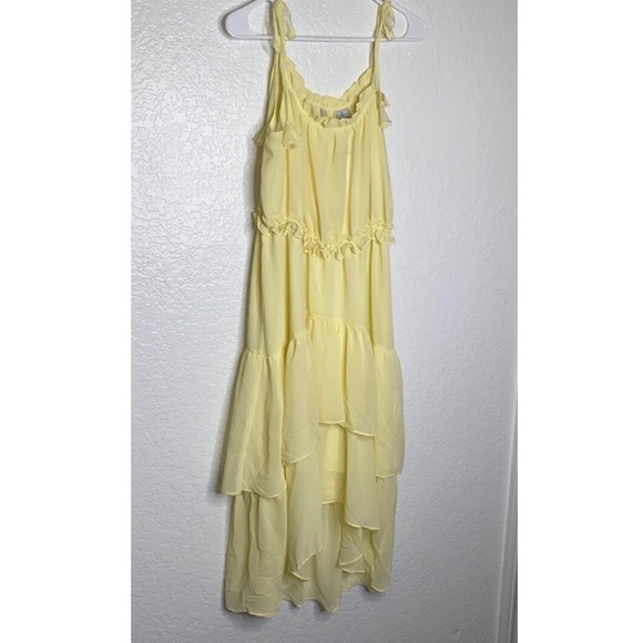 Yellow Layered Evie Dress - Picture 3 of 8